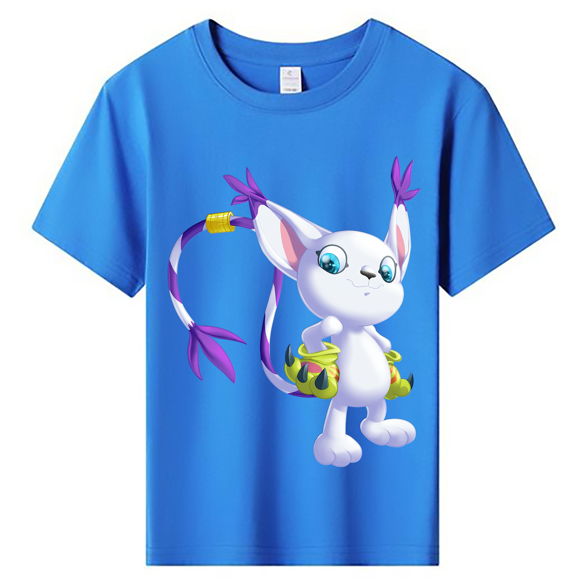 （画像用） Digimon デジタルモンスター/デジモン 綿100％キッズTシャツ（フロントプリント）